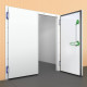 Распашные двустворчатые холодильные двери