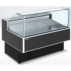 Витрина холодильная CRYSPI Gamma Quadro SN FISH 1800 LED с боковинами RAL3002                    