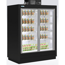 Витрина морозильная CRYSPI ШН-1.20-4.0 ANZIO LT 2D 1562R290 цвет 9006/9016                    