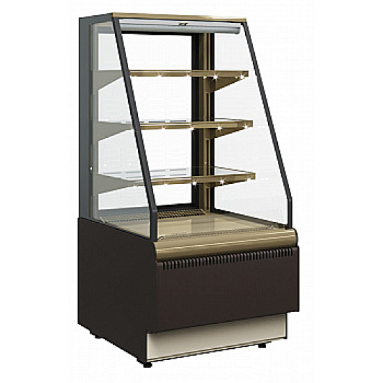 Витрина холодильная ПОЛЮС STANDARD (CUBE) KC70 VM 1,3-2 0102-0109 (открытая), П0000009438                    