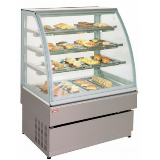 Витрина нейтральная UNIS Georgia III 1000 neutral inox, 1422d10                    